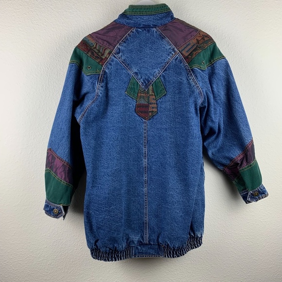 Vintage Denim Aztec Jacket NOT FOR SALE - Picture 7 of 14
